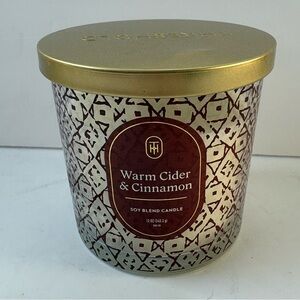 Brand New Threshold Warm Cider & Cinnamon Lidded Jar Candle